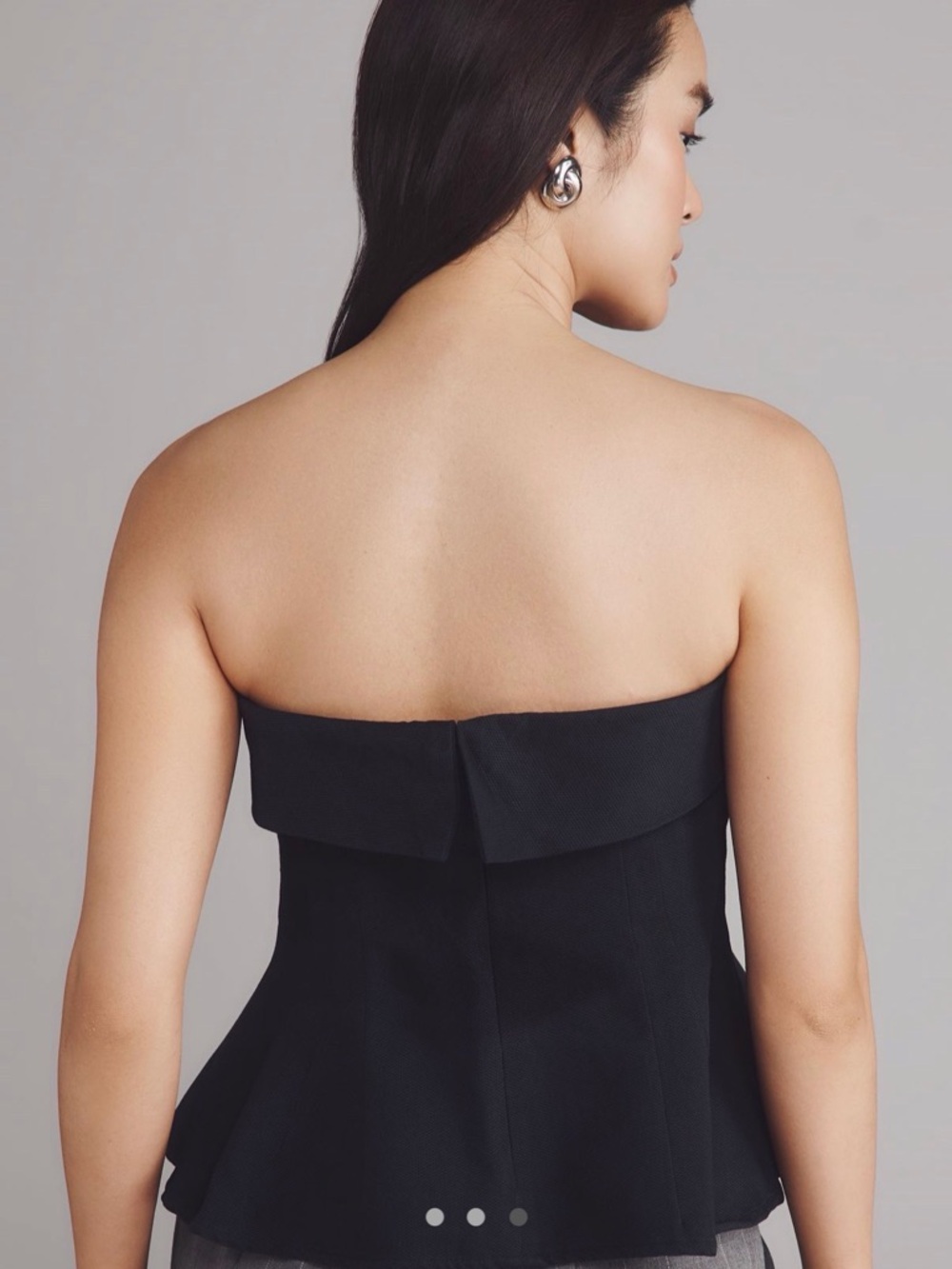 Anthropology Maeve Strapless Plunge Top - Picture 3 of 7